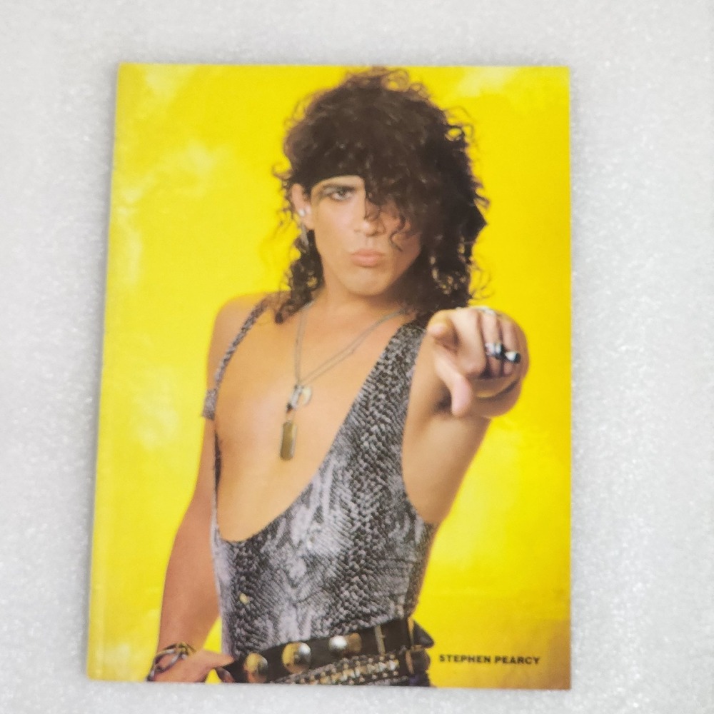 Stephen Pearcy of RATT Vintage Poster Clipping 8x10 1980s Original Rock Pinup